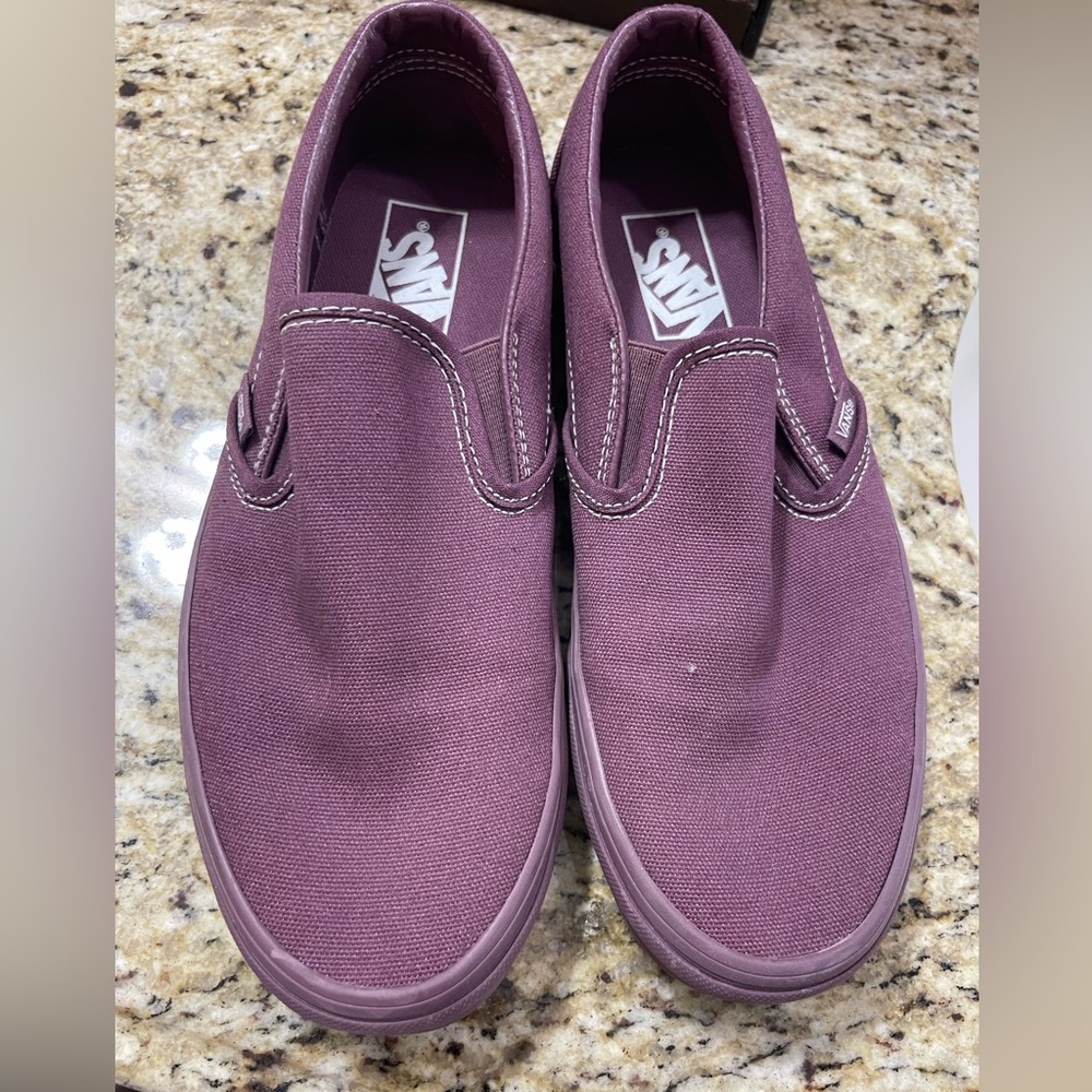 Vans Men's Deep Purple Slip-On Loafers